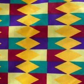 Chez Blaire Yellow Diamonds African Print