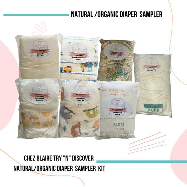 Try "N" Discover Organic/Natural Diaper Sampler Kit (Pack of 7)